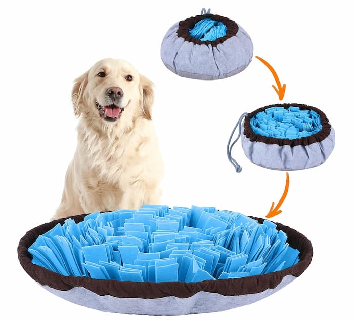 Snuffle mat for dogs